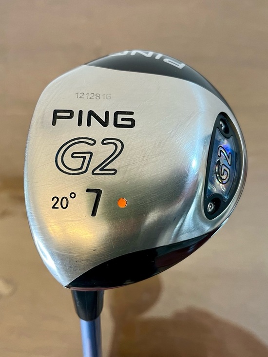 Ping Other - Ping G2 L 20° 7-Wood LH Orange Dot - Ping TFC-100 Ladies Flex - ~41.5” w/Cover